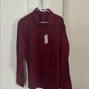 Muse Burgundy Dress Shirt